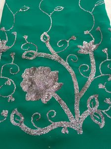 Beautifull Saree Of Sea Green Colour