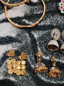 combo set normal daily wear chain s and ear rings