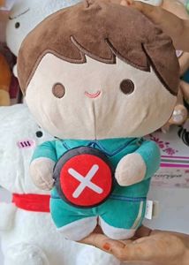 Squid game Plush Doll with Red 'X' Badge