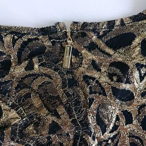 Michael Kors metallic Gold  Lace Dress✨️🪞