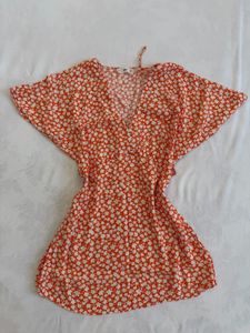 MANGO brand Floral Print to