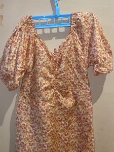 Floral Print Mini Dress