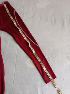 Hrx By Hrithik Roshan Womens Plum Rapid Dry Tights