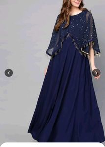 Never worn Blue Full Length Gown