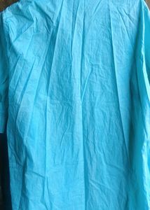 Turquoise Tiered Mini Dress
