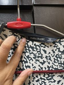 Zara leopard Printed Button-Up Mini Dress