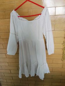Chic White Mini Dress