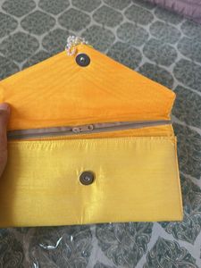 Elegant Yellow Clutch