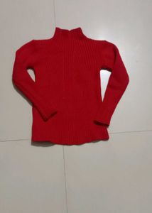 Adorable Red Turtleneck for Kids