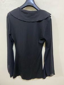 Elegant Black Ruffle dress