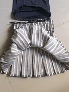 Cute Girl's Top &amp; Skirt Set, used once