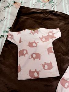 Cute Elephant Pajama Set