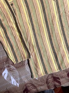Men's Striped Kurta