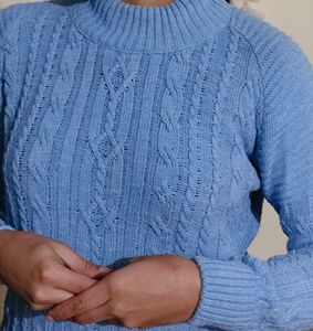 Light Blue Knit Sweater