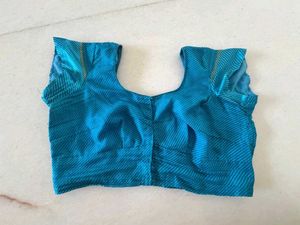 Dark Blue Saree with Blouse
