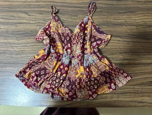 Boho Patchwork Print Camisole Top