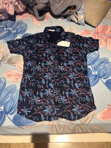 Men's Short Sleeve Floral Shirt slim fit