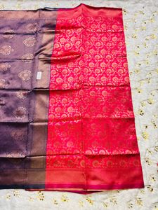 New South Indian banarsi Saree with blouse piece