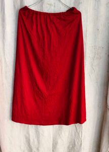 20810. Vibrant Red Ethnic Skirt