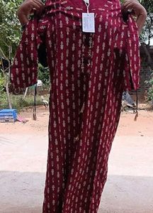 Women's Rayon Printed Straight Kurta (S)