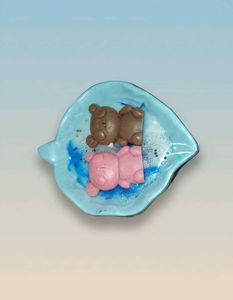 couple teddy  Decorative sented Candles