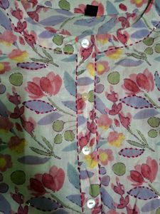 Vintage Floral Kurti