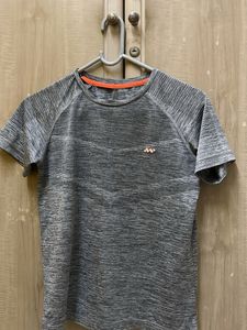 Grey Melange Performance T-Shirt