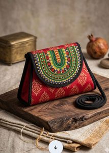 Embroidered Clutch Purse