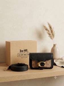 Coach Pink Pebble Leather Crossbody Bag