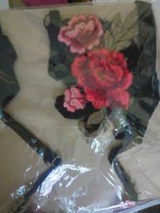 Floral embroidery Babydoll set