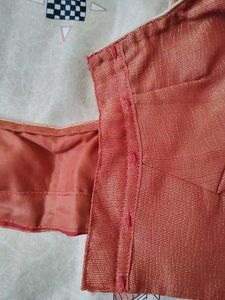 Elegant Copper Silk Blouse