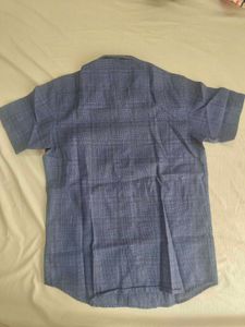 Stylish Plaid Shirt Duo: Blue Short Sleeve &amp; Black