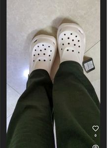 White Crocs - Comfy &amp; Stylish