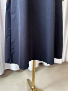 Classic Black &amp; White Collared Midi Dress