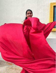 Vibrant Red Pre wedding wear gown