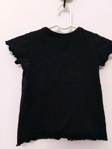 Kids Black Unicorn T-Shirt