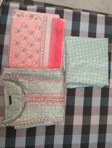 Beautiful Sequined Kurta Set with Dupatta