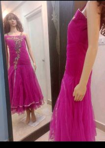 Stunning Pink Embellished Gown