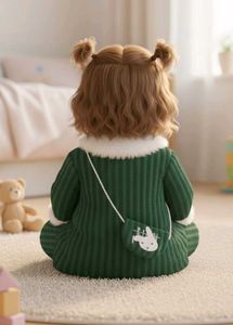 Cute Brown Striped Outfit