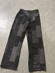 Patchwork Denim Jeans