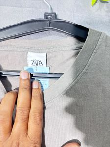 ZARA Basic Grey T-Shirt