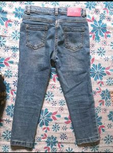 Blue Jeans with Sequin Detail