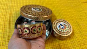 Traditional Decorative Steel Dry Fruit / Mukhwas S