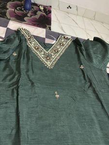 Party wear Silk kurta with dupatta