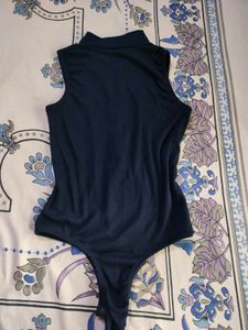 Sleeveless zipper Bodysuit