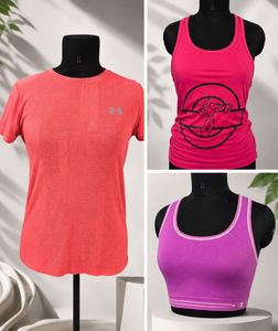 GYM COMBO Top Vest And Sports Bra