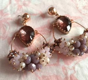 Premium Crystal &amp; Beads Earrings