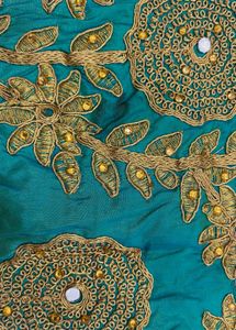 Embellished Teal &amp; Pink Lehenga Choli Set
