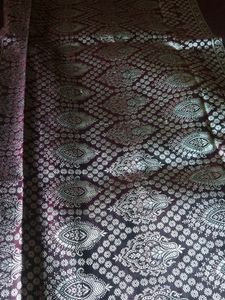 Burgundy Vintage saree