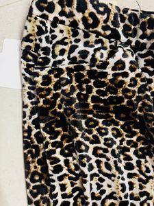 Velvet Leopard Print Pant